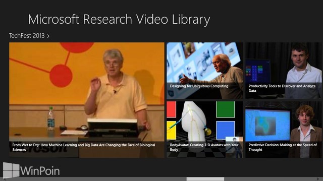 Microsoft Research Merilis Aplikasi Video Library untuk Windows 8