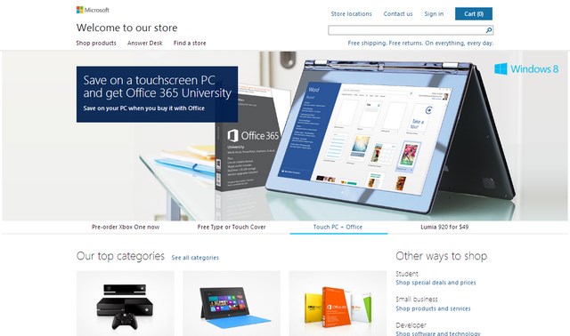 Microsoft Menutup "Project Brazil" - Pesaing eBay dan Amazon