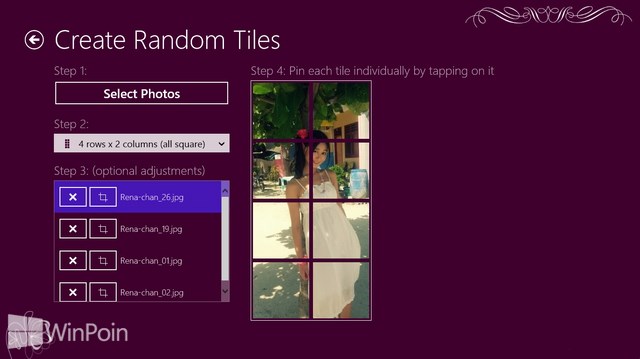 Review Aplikasi Custom Tile Maker Windows 8: Aplikasi Live Tile Photo Gallery