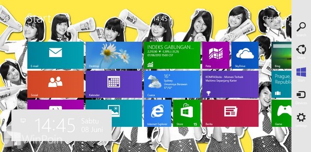 Review Apalikasi Decor8 Windows 8: Aplikasi yang Mempercantik Start Screen 