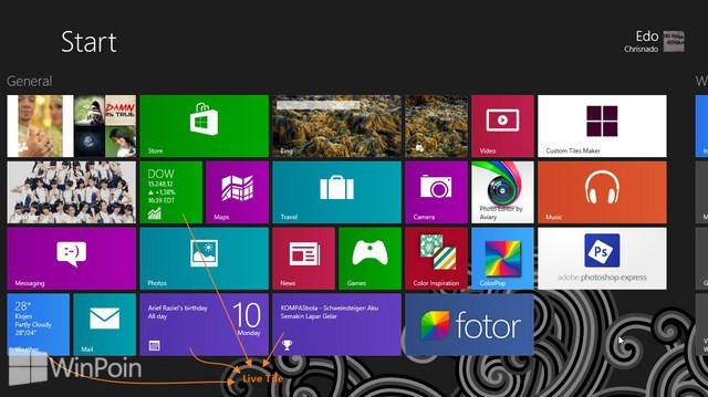 Cara Menggunakan Start Screen di Windows 8 untuk Pemula