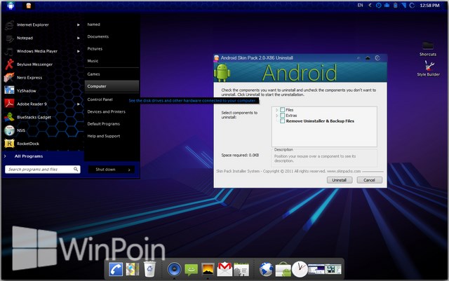 Download 5 Theme Android untuk Windows XP