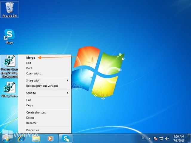 Cara Tidak Bisa Mengganti Background Desktop di Windows 7 | WinPoin