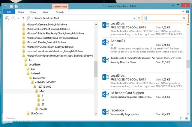 Cara Backup Email dari Aplikasi Modern Mail di Windows 8