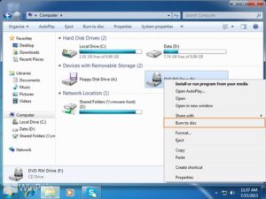 Cara Mematikan dan Mengaktifkan Fitur Burning CD atau DVD Windows 7