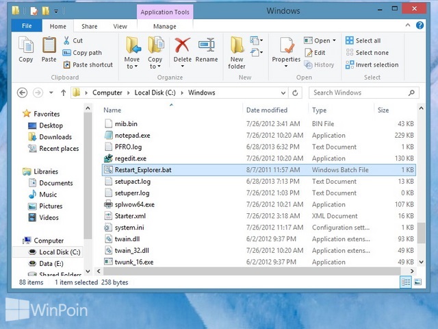 Cara Menambahkan Menu Restart Explorer di Klik Kanan Windows