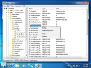 Cara Mengatur Kecepatan Blink Cursor di Windows 7