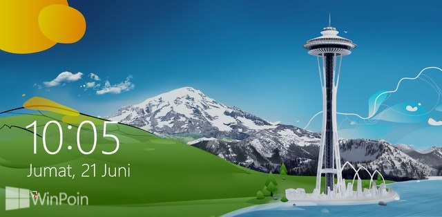 Cara Mengatur Default Background Lock Screen di Windows 8