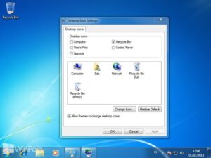 Cara Mengatur Icon Default Desktop di Windows 7