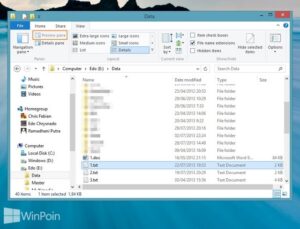 Cara Mengaktifkan atau Mematikan Preview Pane pada File Explorer Windows 8