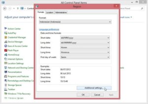Cara Mengganti Format Tanggal di Windows 8