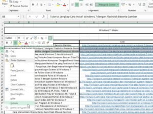 Cara Menyembunyikan Baris dan Kolom di Excel 2013