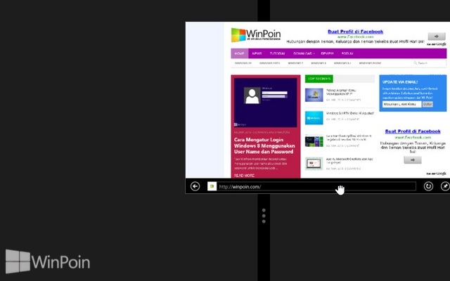 Cara Multitasking Aplikasi Metro di Windows 8
