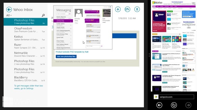 Cara Multitasking Aplikasi Metro di Windows 8