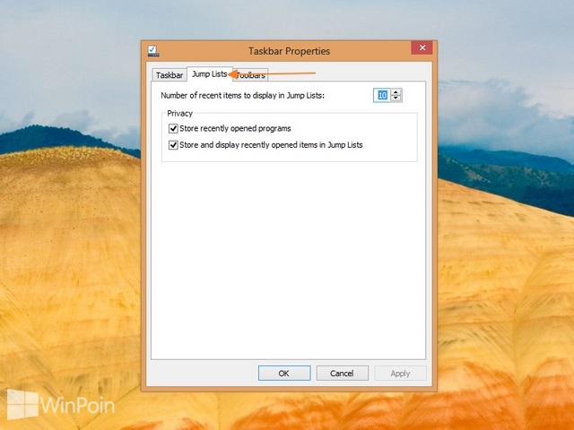 Cara Mematikan dan Mengaktifkan Recent Items dan Frequent Places di Windows 8