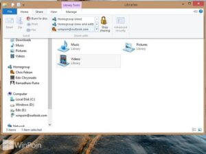 Cara Sharing File atau Folder Windows 8