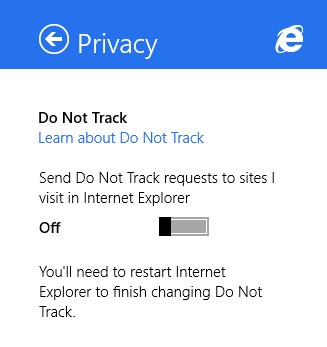 Kemampuan Fitur Do Not Track IE11 Preview Telah Ditingkatkan