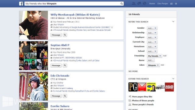 Trik Mencari Pacar dengan Menggunakan Facebook Graph Search