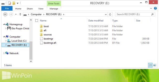Cara Membuat USB Recovery Drive di Windows 8