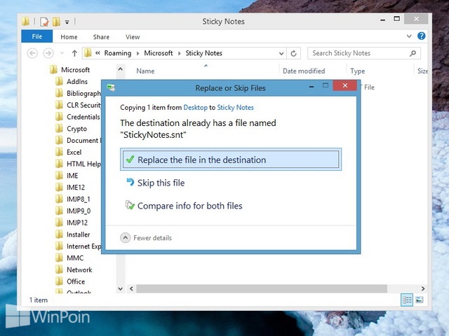 Cara Backup dan Restore Sticky Note di Windows 8