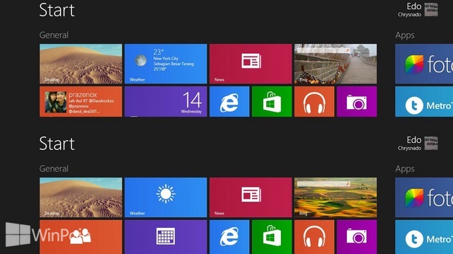 Cara Membersihkan Notifikasi Live Tile pada Start Screen di Windows 8