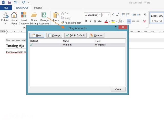 Cara Membuat Post Blog dengan Microsoft Word 2013