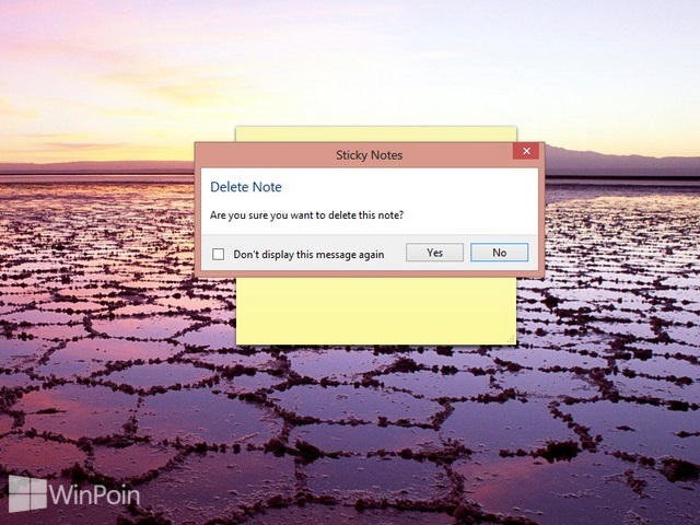 Cara Membuat dan Menghapus Sticky Note di Windows 8