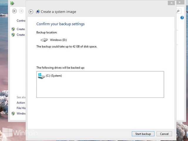 Cara Membuat System Image Windows 8 