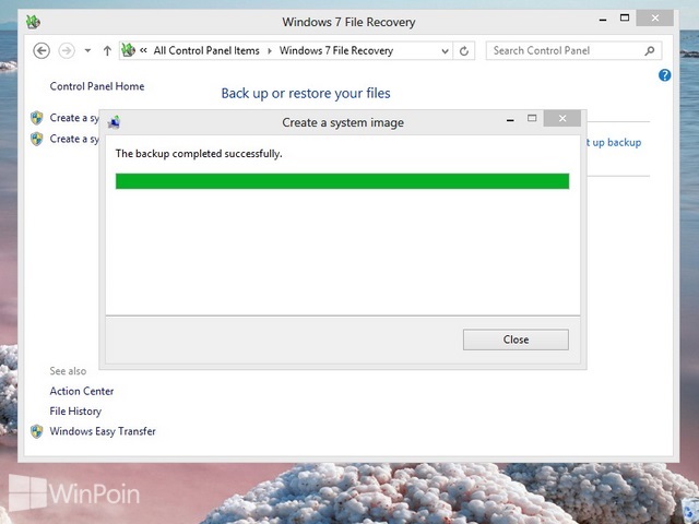 Cara Membuat System Image Windows 8