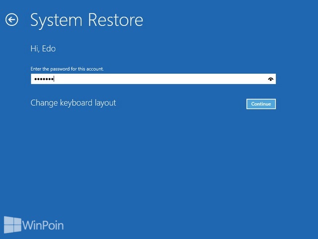 Cara Menggunakan System Restore Windows 8