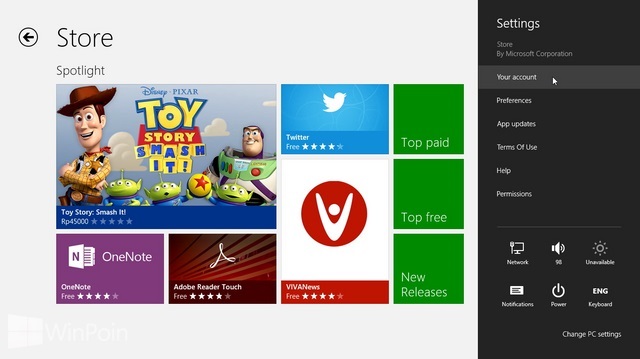 Cara Menghapus Nama PC dari Windows Store di Windows 8