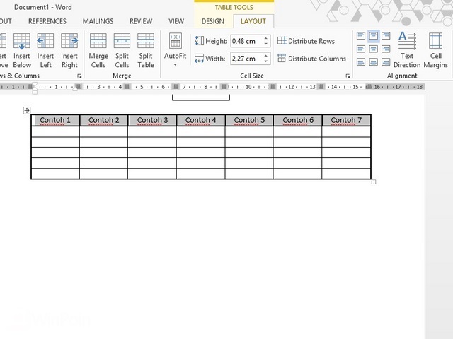 Cara Mengubah Arah Text di Word 2013