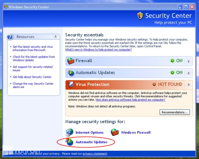 Cara Update Windows XP