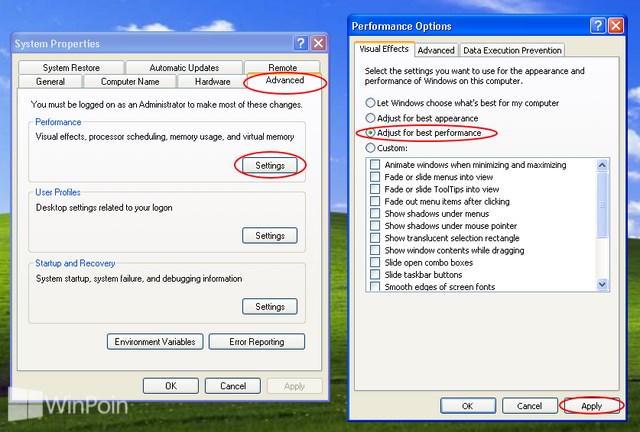 Cara Mempercepat Windows XP