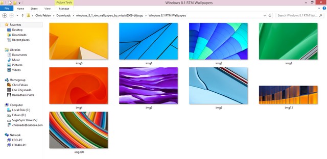 Download Semua Wallpaper Asli Windows 8.1 RTM