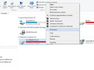 Cara Maping Network Drive Windows 7