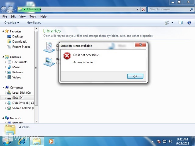 Cara Mematikan Izin Removable Drive di Windows 7