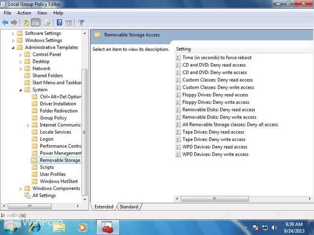 Cara Mematikan Izin Removable Drive di Windows 7