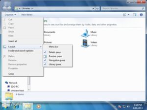 Cara Mengaktifkan dan Menghilangkan Menu Bar di Windows 7