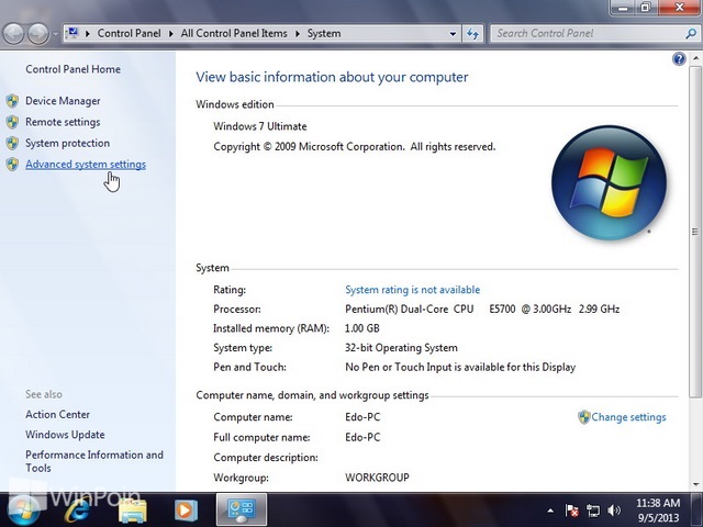 Cara Mengganti Pengaturan Visual Effect Windows 7