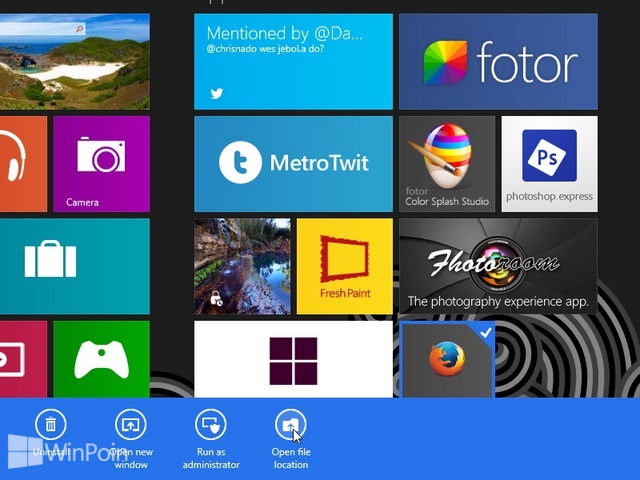 Cara Mengganti Icon dan Nama Tile di Windows 8