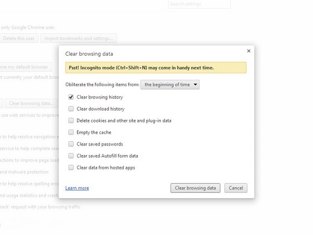 Cara Menghapus History di Google Chrome