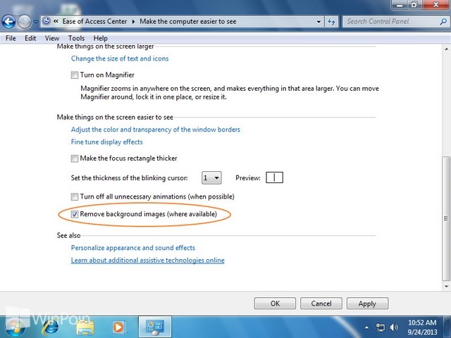 Cara Menghilangkan Background Gambar di Windows 7
