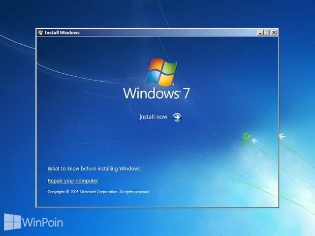 Cara Repair Windows 7