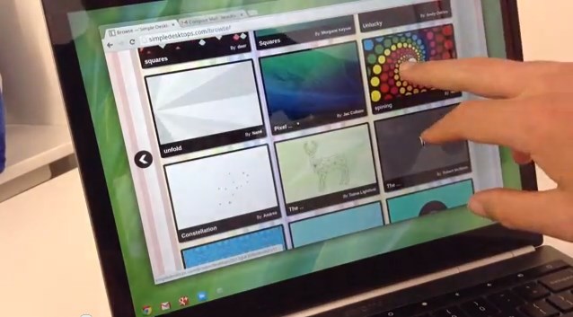 Chrome OS Menambahkan Dukungan Terhadap Touchscreen