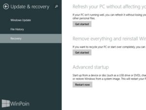 Cara Boot ke Advanced Startup Options di Windows 8.1