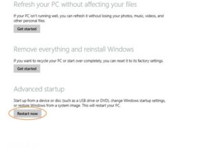 Cara Boot ke Advanced Startup Options di Windows 8.1