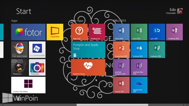 Cara Memberi Nama Group Aplikasi Modern di Start Screen Windows 8.1