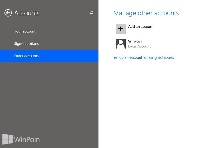 Cara Membuat Akun Offline Baru di Windows 8.1