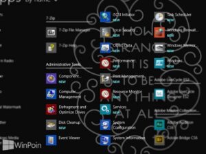 Cara Menampilkan Administrative Tools di Start Screen Windows 8.1